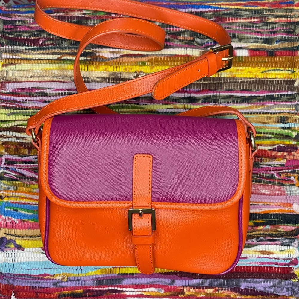 Cynthia Rowley Saffiano Leather Crossbody Handbag